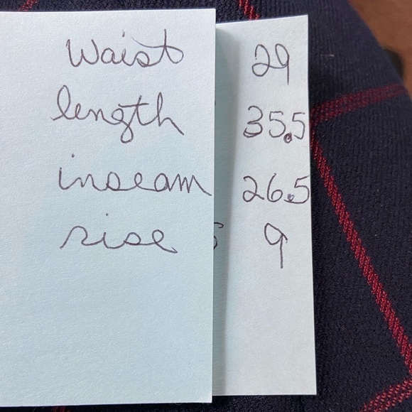 BEAUTIFULLY made and perfectly matched plaid slacks. No label but true quality. - Picture 5 of 6